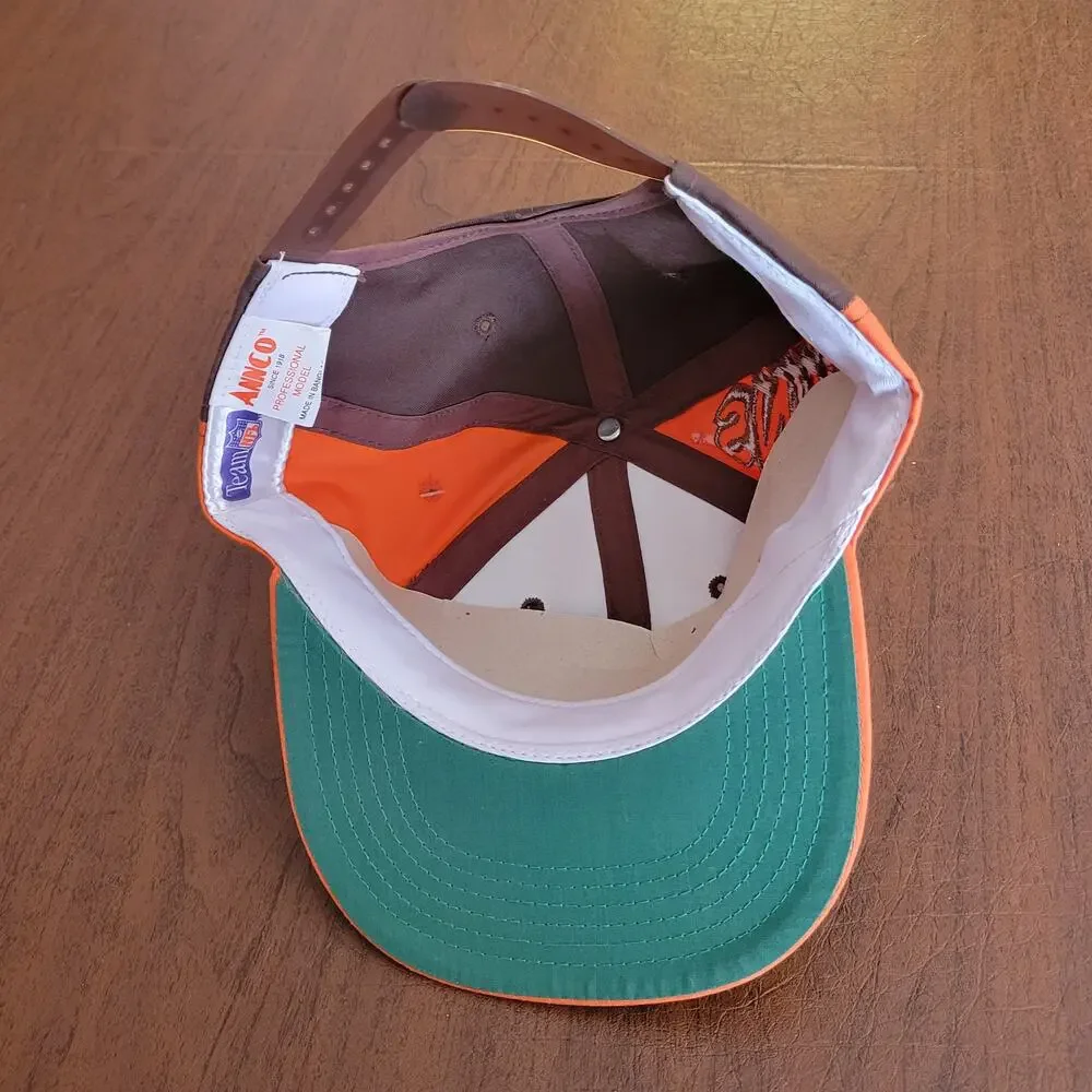 Vintage Youth Cleveland Browns Team NFL 2-Tone Snapback Hat Adjustable NFL 90's